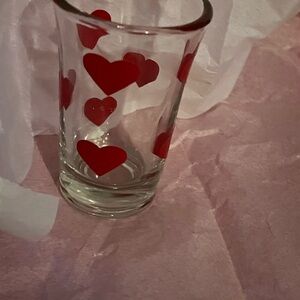 Heart Patterned Shot Glass